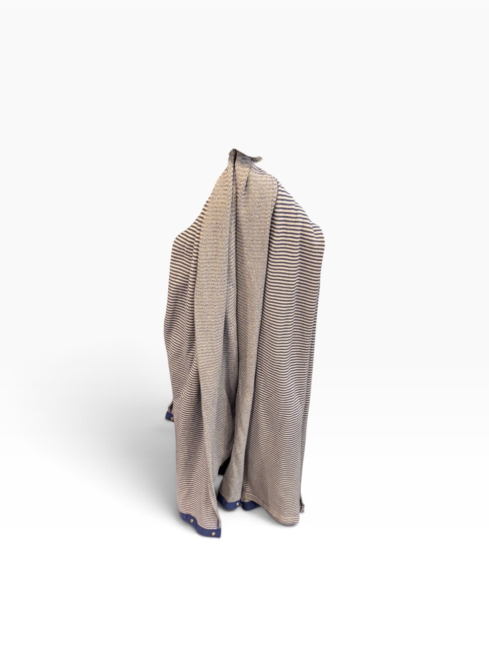 lululemon athletica Striped Knit Wrap in Beige and Navy